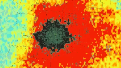 China Sprawl Map
